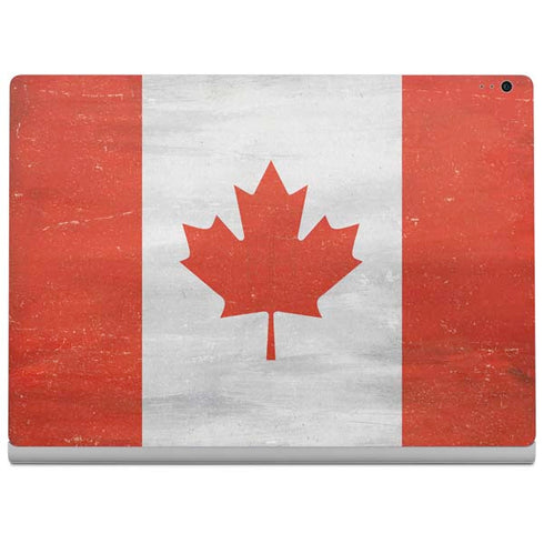 Canada Flag Distressed Surface Book 2 15in Skin